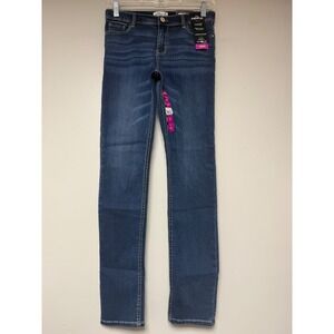 Jordache Girls Skinny Jeans Dark Wash Adjustable Waist Extra Soft 18